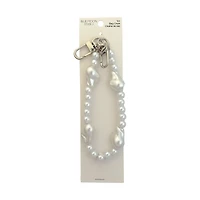Blue Moon Studio™ White Pearl Chain Bag Charm