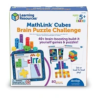 Learning Resources Mathlink Cubes Brain Games Pack