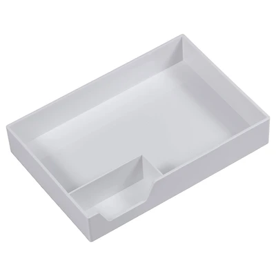 JAM Paper White Stackable Office Supply Tray