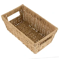 Simplify Small Dutch Weave Shelf Storage Basket