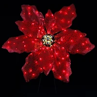 Mr. Christmas 35" Outdoor Twinkling LED Poinsettia