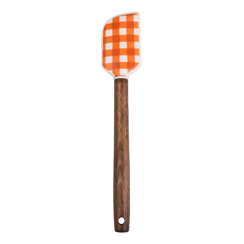 Mini Orange Plaid Spatula by Makery™