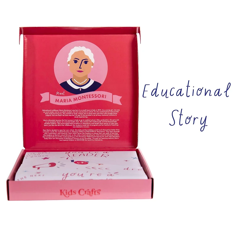 Kids Crafts Discover Like Maria Bead Stair Pom Pom Mobile Craft Kit