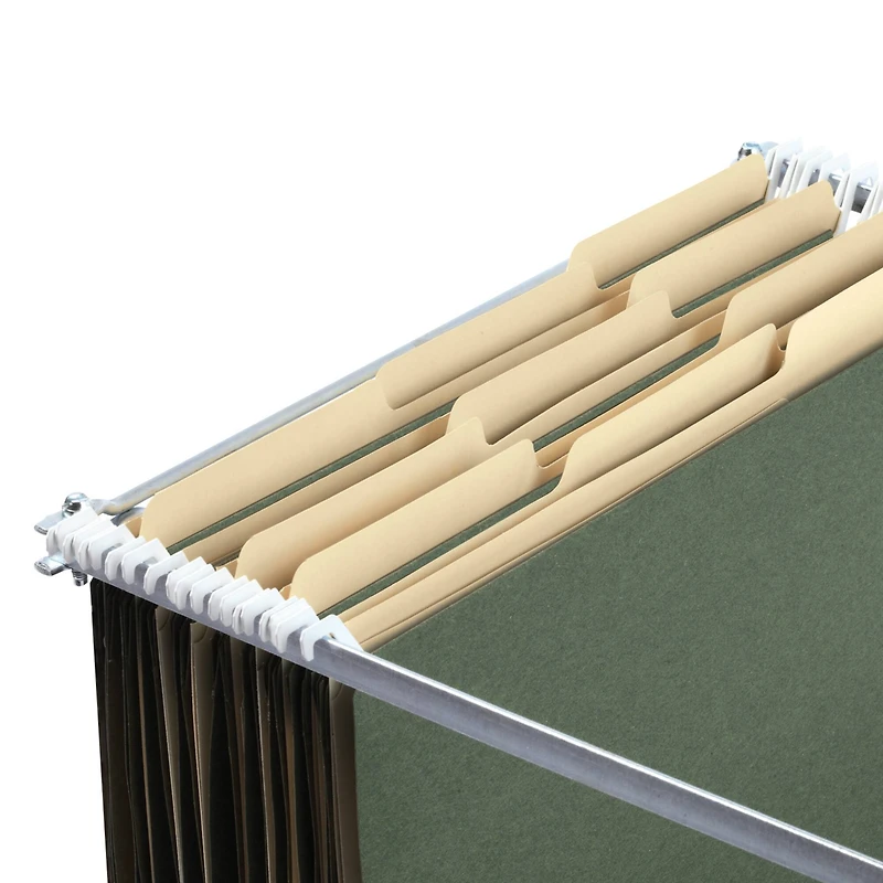 Find It Trading Tab View Green Letter Hanging File Folder, 20ct.