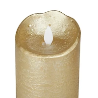 Gold Traditional Flameless Candle Set