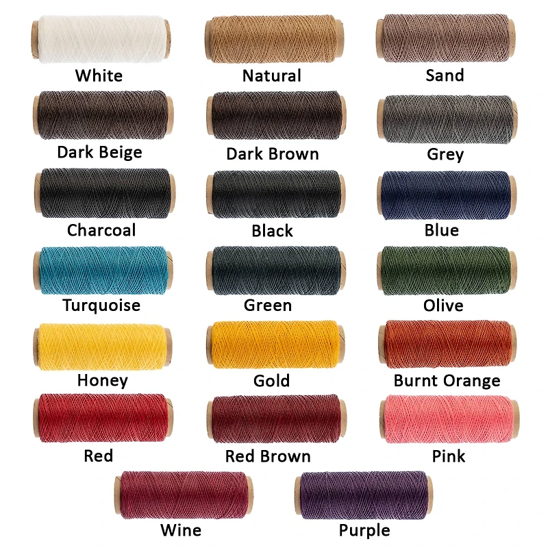 Gudebrod 0.015" 3 Ply Waxed Thread