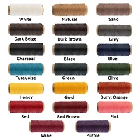 Gudebrod 0.015" 3 Ply Waxed Thread