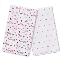 Heart & XOXO Tea Towel Set