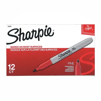 Sharpie® Red Fine Point Markers, 12ct.