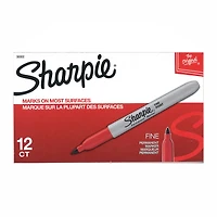 Sharpie® Red Fine Point Markers, 12ct.