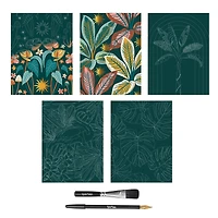 Brea Reese™ 9" x 12" Boho Palms Scratch Art Paper Pad