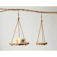 Hello Honey® 16" Round Paulownia Hanging Wood Slice