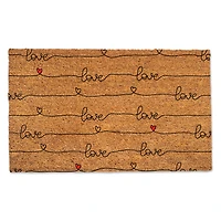 Love Script 30" x 18" Door Mat