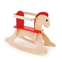 Hape Rock & Ride Beige Wooden Rocking Horse