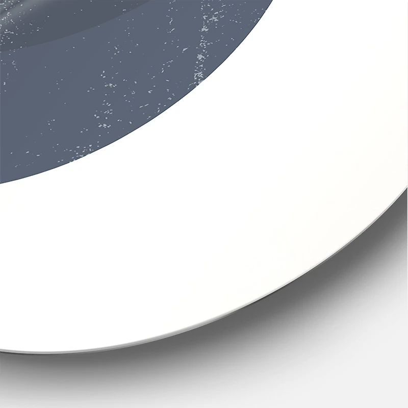 Designart - Abstract Geometrical Sun and Moon With Leaf IV