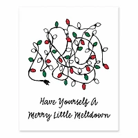 Merry Little Meltdown 8x10 Tabletop Canvas