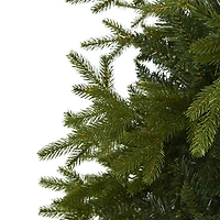 7ft. Pre-Lit Belgium Fir Artificial Christmas Tree, Clear LED Lights