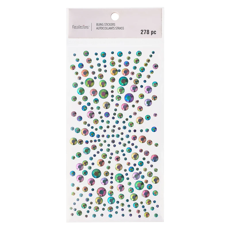 Black AB Crystal Bling Stickers by Recollections