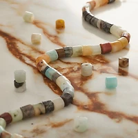 Amazonite Tube Beads, 4mm by Bead Landing™