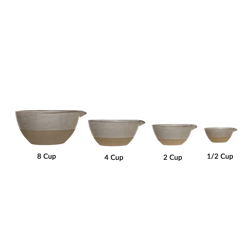 Hello Honey® Assorted Stoneware White Batter Bowls Set