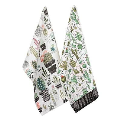 DII® Urban Oasis Print Dishtowel, 2ct.