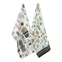 DII® Urban Oasis Print Dishtowel, 2ct.