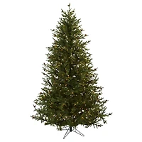 7.5ft. Pre-Lit Classic Pine & Pinecone Artificial Christmas Tree, Clear Lights