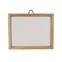 8" x 10" White Plaque with Unfinished Frame by Make Market®