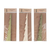 Hello Honey® 12" Green & Cream Paper Honeycomb Tree Set