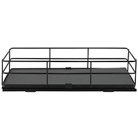 Organize It All Matte Black Slide Out Shelf Organizer