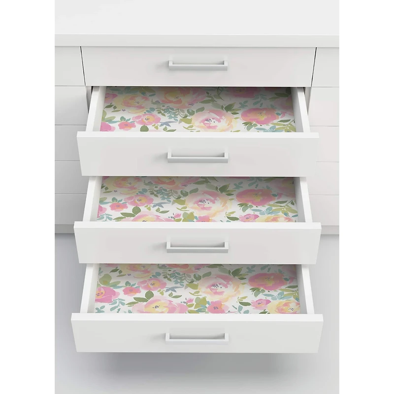 NuWallpaper Pink Gracelyn Flower Peel & Stick Wallpaper