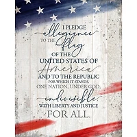 I Pledge Allegiance Wall Plaque