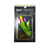 Miniature Tulip Flower Plant with Base by Make Market®