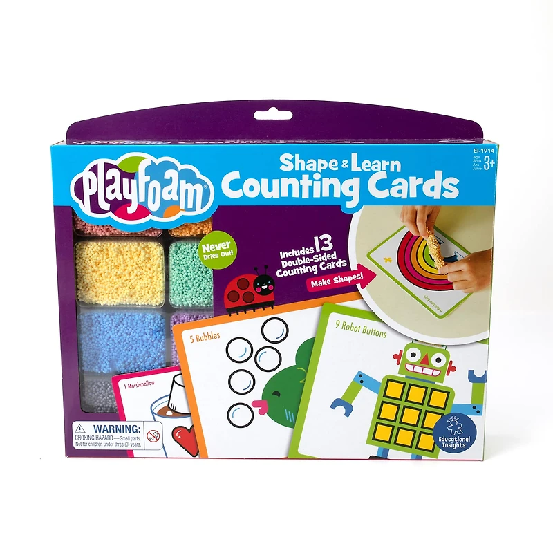 Educational Insights Playfoam Shape 'n Learn Counting Set