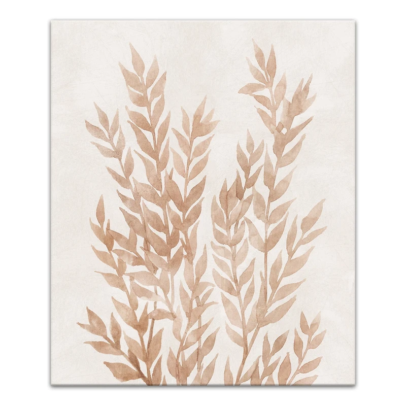 Brown Dried Florals 20" x 24" Canvas Wall Art