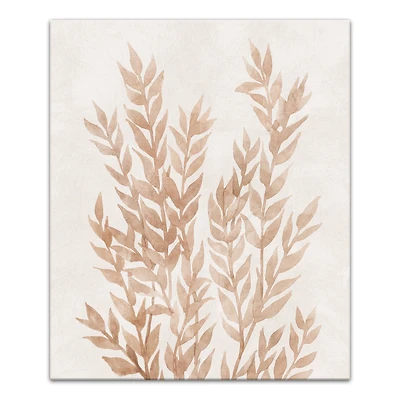 Brown Dried Florals 20" x 24" Canvas Wall Art