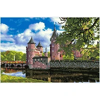 Diamond Dotz® De Haar Medieval Castle, Holland Diamond Painting Kit