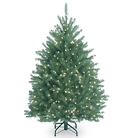 4.5ft. Pre-Lit Dunhill® Blue Fir Artificial Christmas Tree, Clear Lights