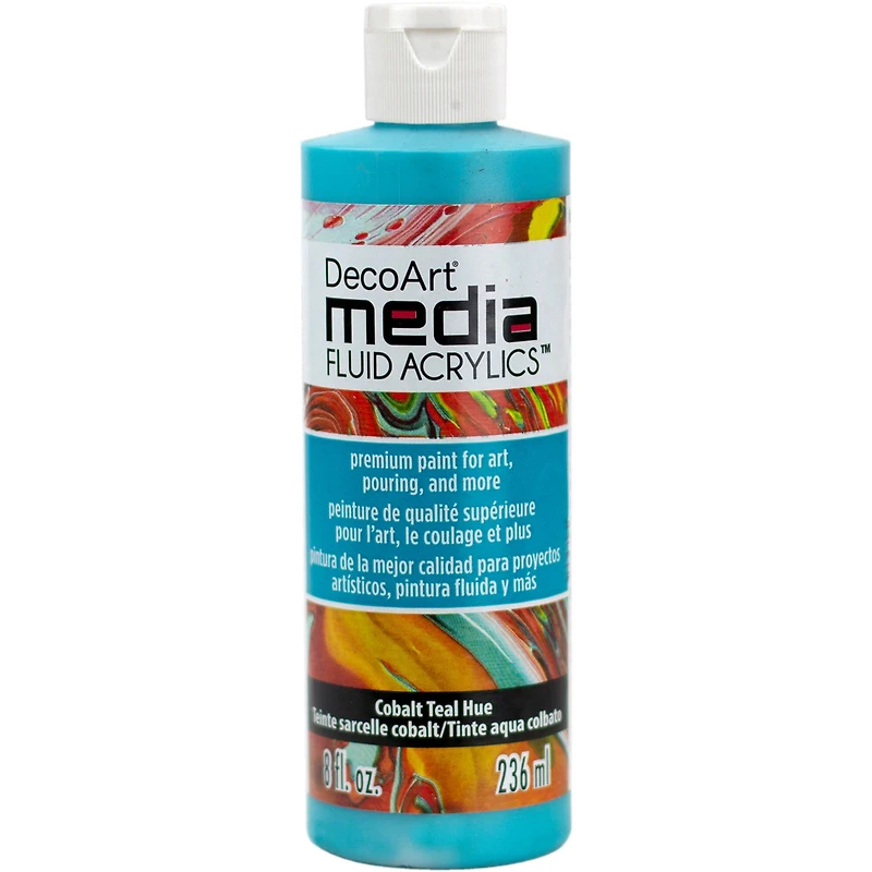 DecoArt® Media Fluid Acrylics™ Turquoise Paint, 8oz.