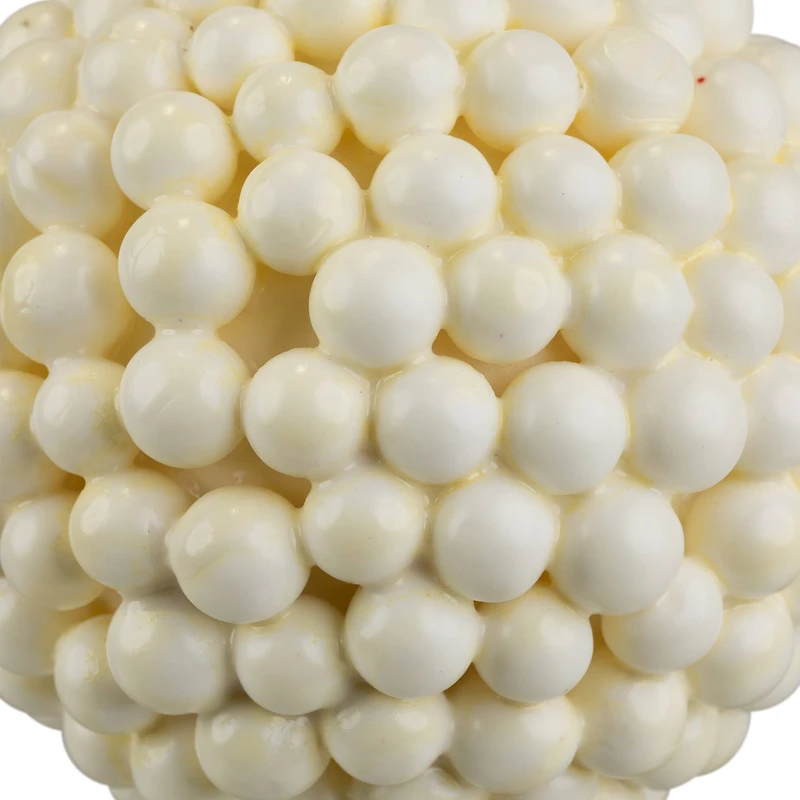5" White Berries Foam Ball Ornament