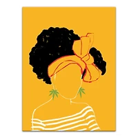 Lady In A Headwrap 12" x 16" Canvas Wall Art