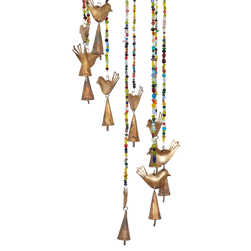 26" Gold Metal Eclectic Windchime