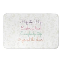 Hippity Hop Easter is Here 21" x 34" Bath Mat