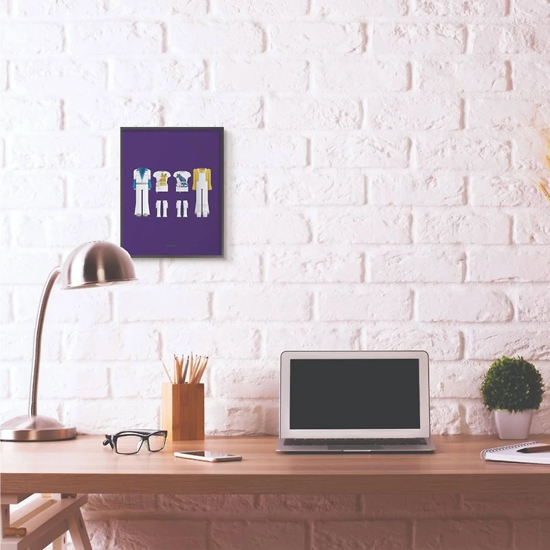 Stupell Industries Abba Modern Fashion Design in Black Frame Wall Art