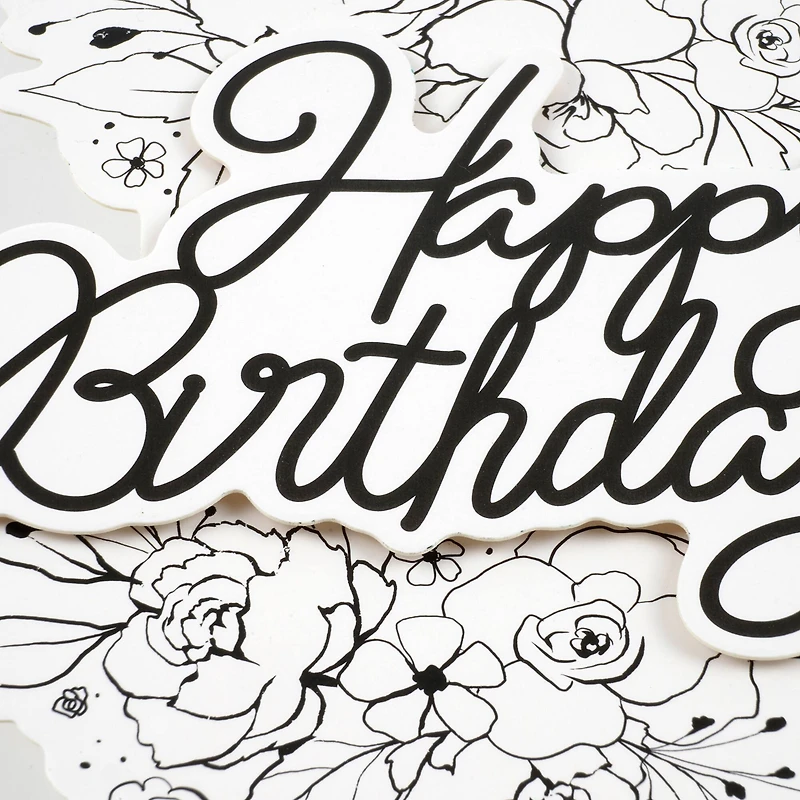 Black & White Birthday Sticker by Recollections™