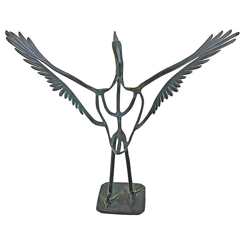 Design Toscano 26" Winged Salute to the Sun Bronze Statue
