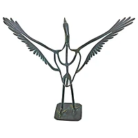 Design Toscano 26" Winged Salute to the Sun Bronze Statue