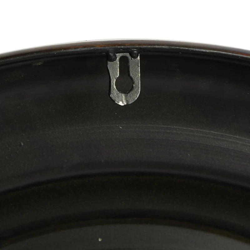 Brown Rustic Metal Wall Clock, 24" x 24"