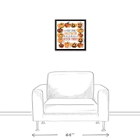 To All a Good Fright Black Framed Canvas Wall Art