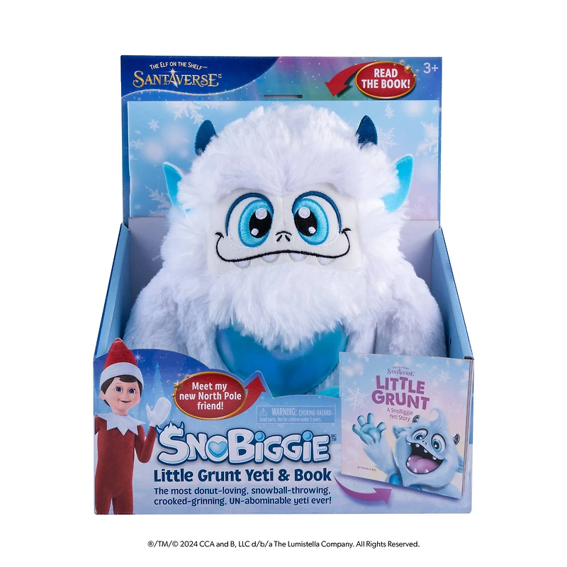 The Elf on the Shelf® SnoBiggie™ Little Grunt Yeti Plush & Book